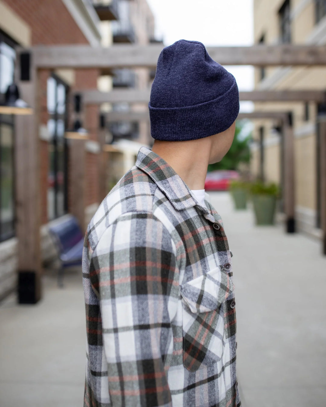 CS102 HAAKWEAR Traditional Silent Cuffed Beanie, Denim Blue *New Import*