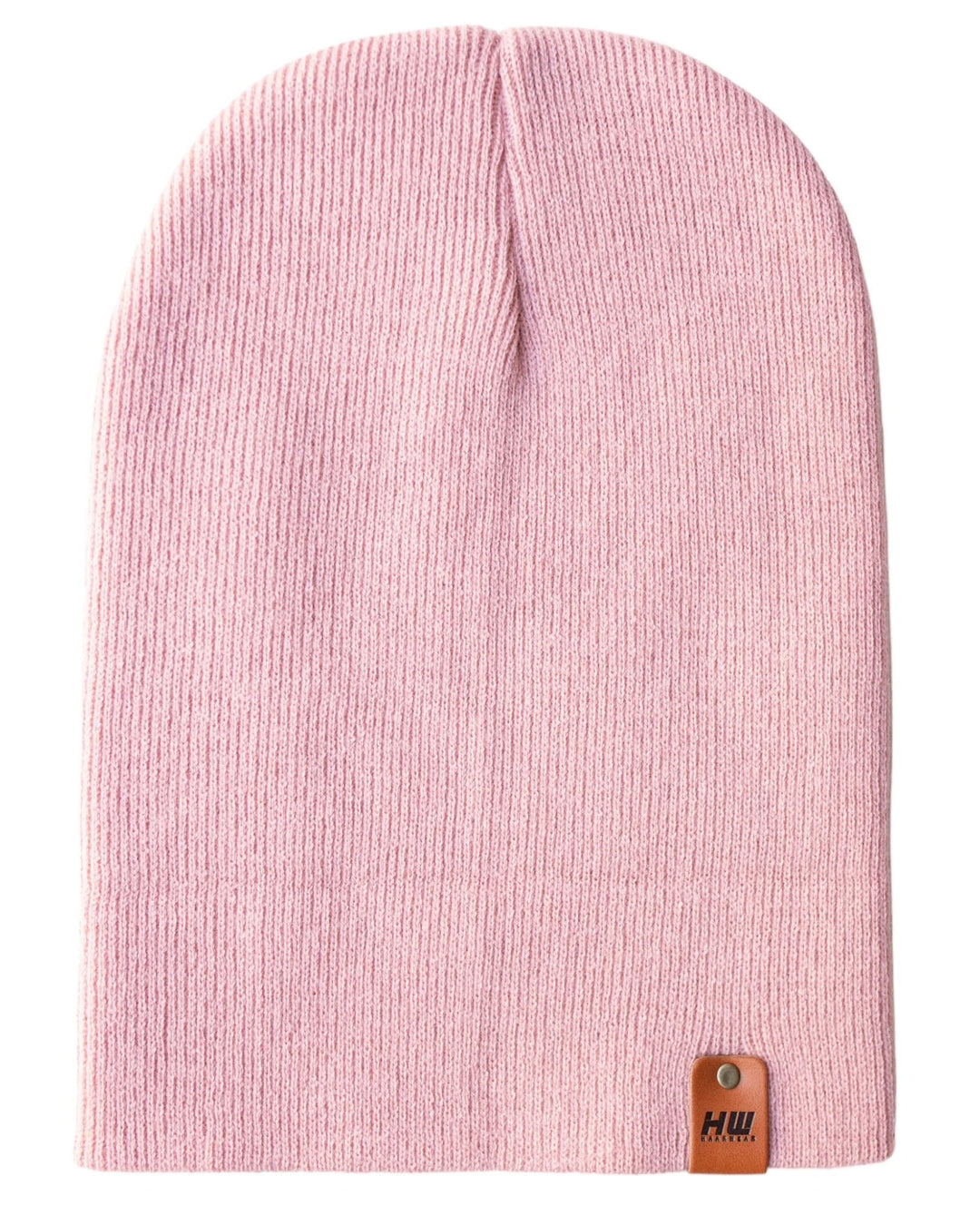 CTD107 HAAKWEAR Knit Cuffed Beanie / Hat - Pearl Pink, Made in USA *New Import*