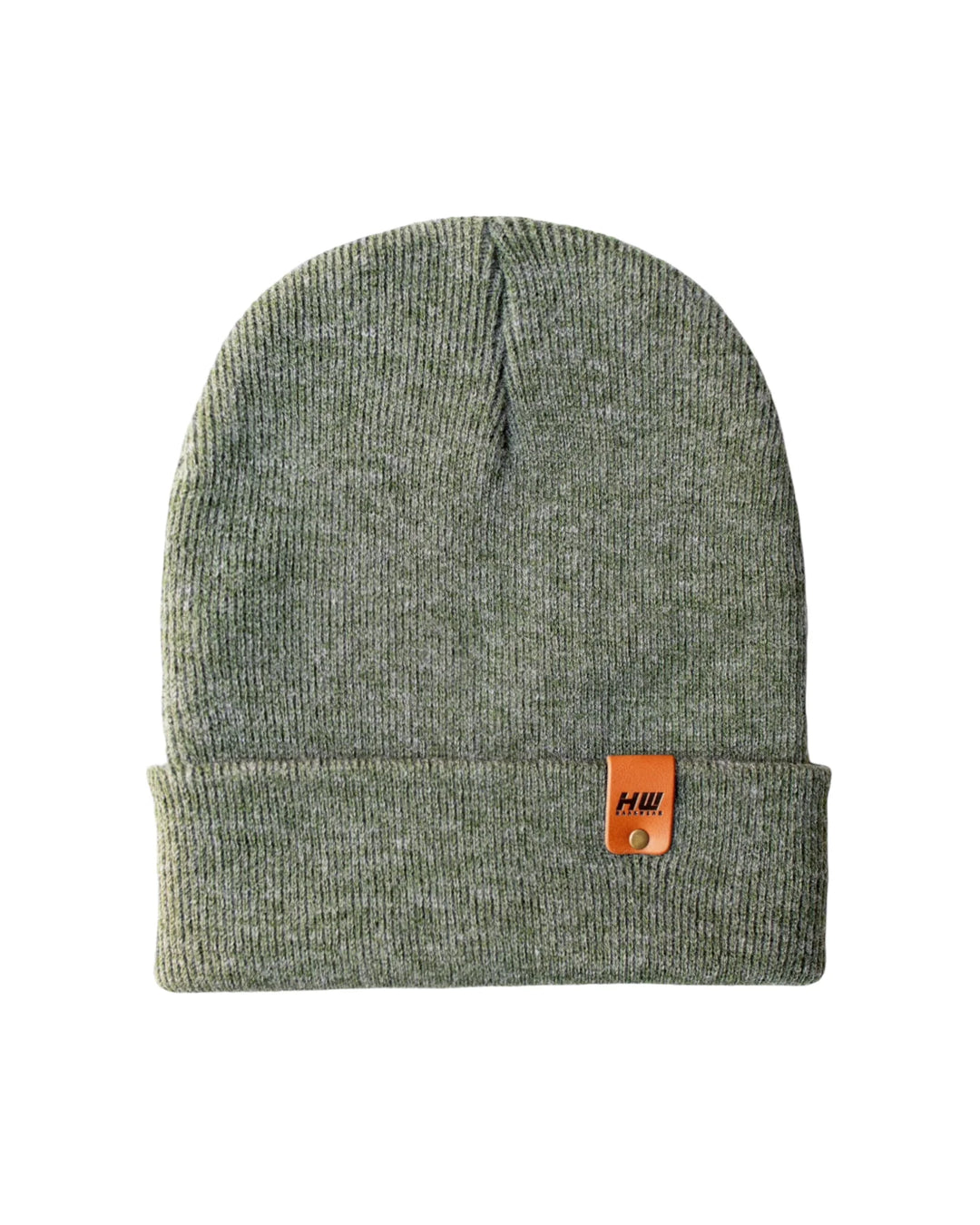 CTD104 HAAKWEAR Knit Cuffed Beanie / Hat - Forest Green, Made in USA *New Import*