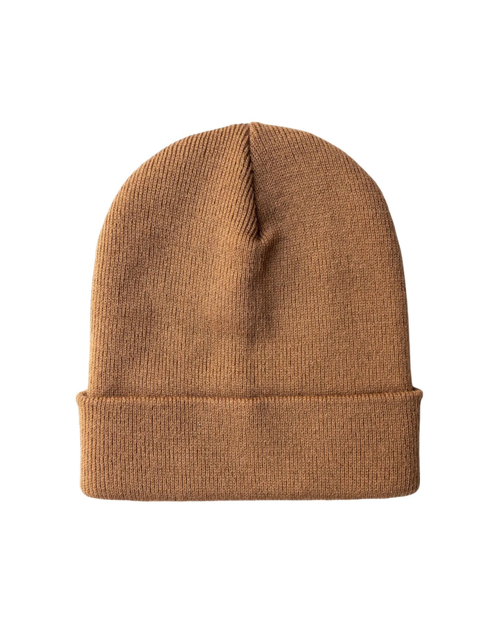 CS100 HAAKWEAR Traditional Silent Cuffed Beanie, Camel Brown *New Import*