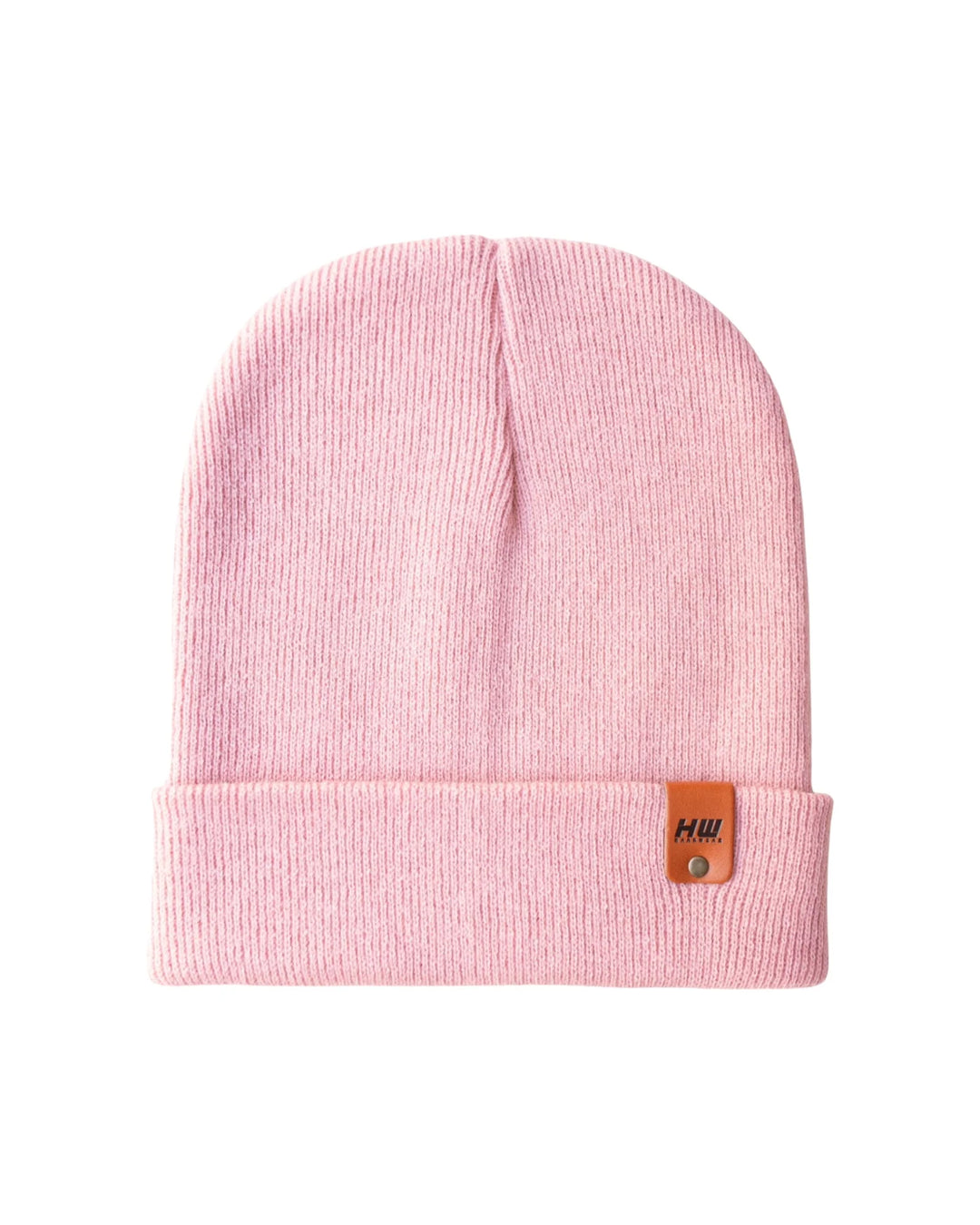 CTD107 HAAKWEAR Knit Cuffed Beanie / Hat - Pearl Pink, Made in USA *New Import*