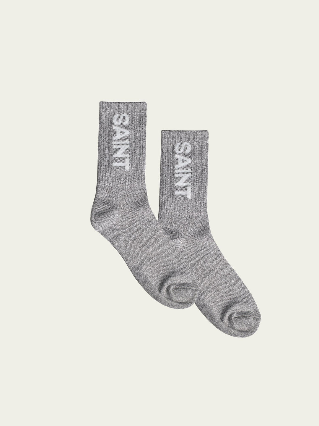 SA1NT Bamboo Crew Socks - 1 Pack - Grey Marle